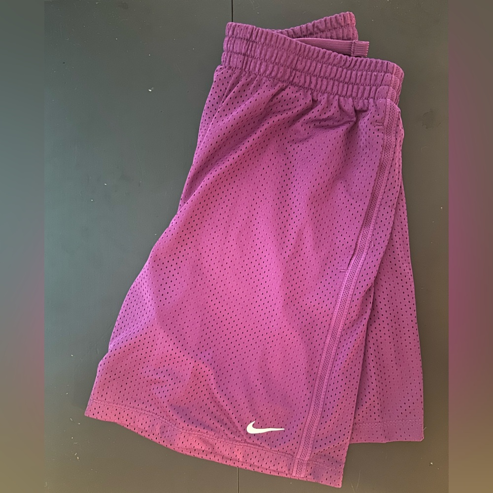 Dark Purple Nike Dri-Fit Athletic Shorts